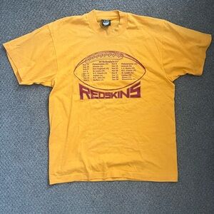 80’s vintage redskins football tee